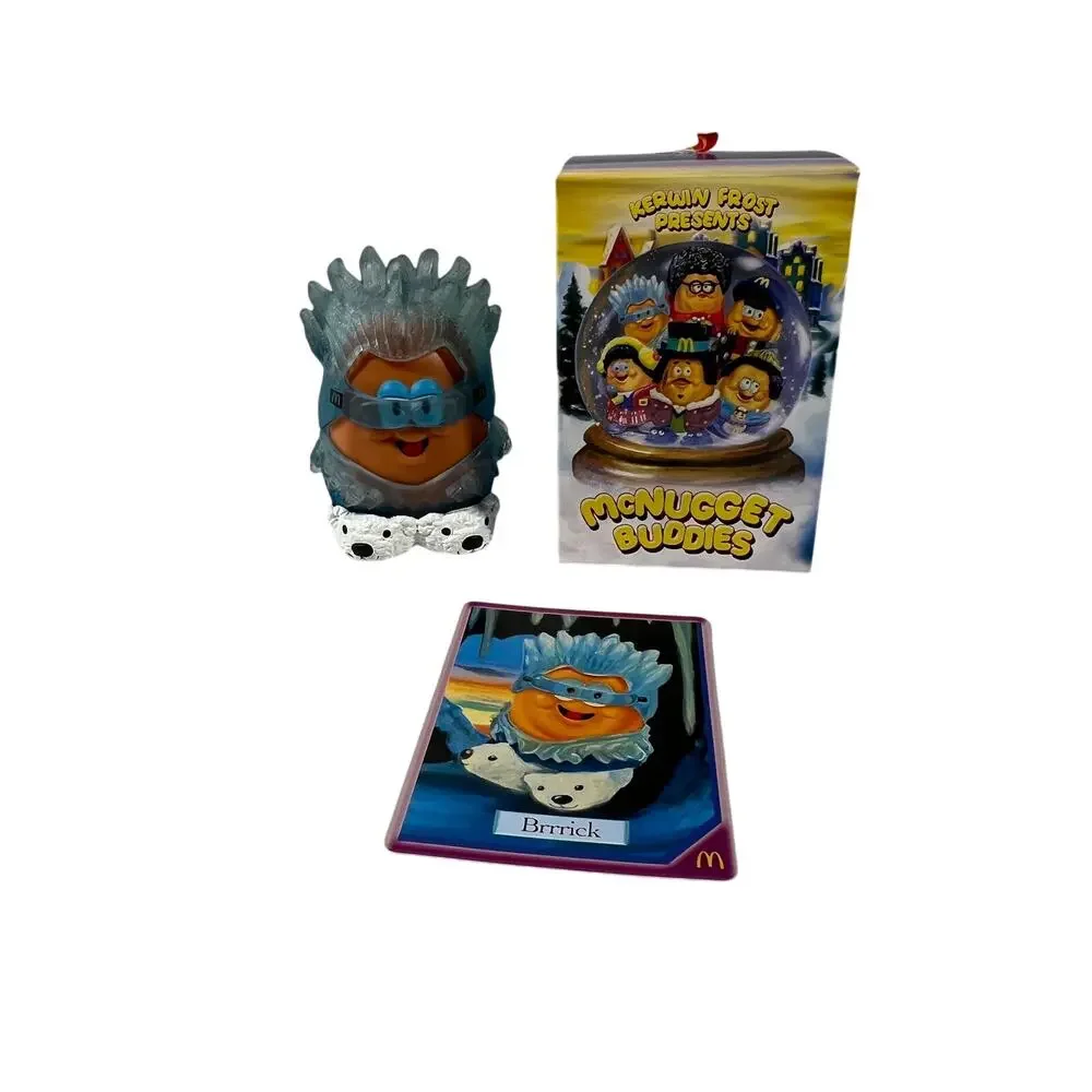 MCDONALDS Kerwin Frost McNugget Buddies Brrrick Figure Box Card 2023 Adult Toy
